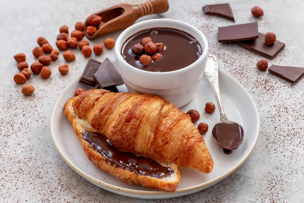 Domácí nugátové croissanty