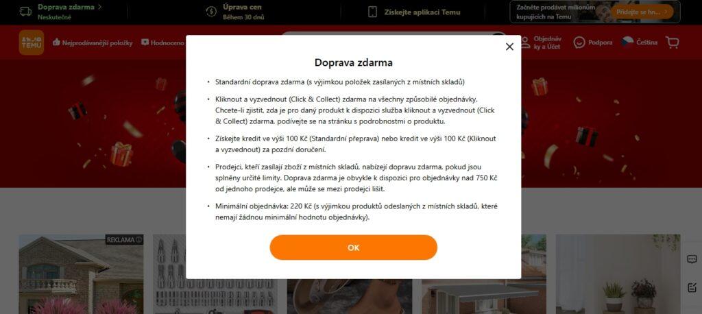 Doprava u Temu nabízí různé možnosti i výhody. Podmínky dopravy z místních skladů jsou pak individuální.